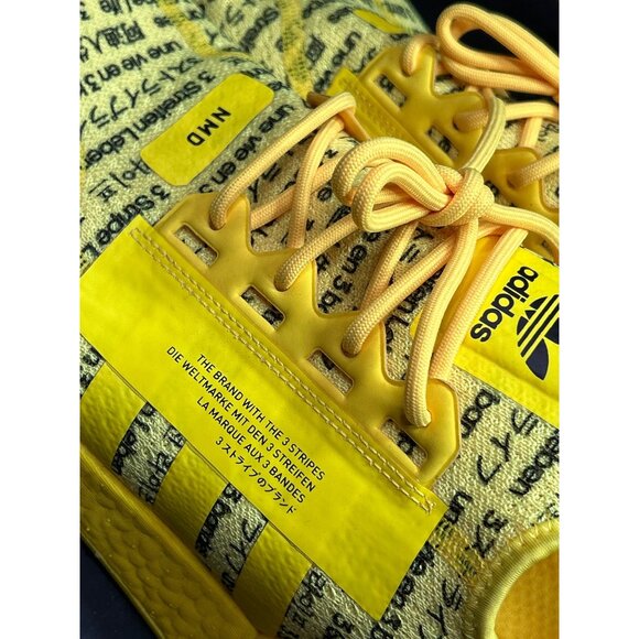 Adidas NMD_R1 V2 All Over Print Yellow Sneakers Size 12 Mens Athletic Shoes - Picture 9 of 12